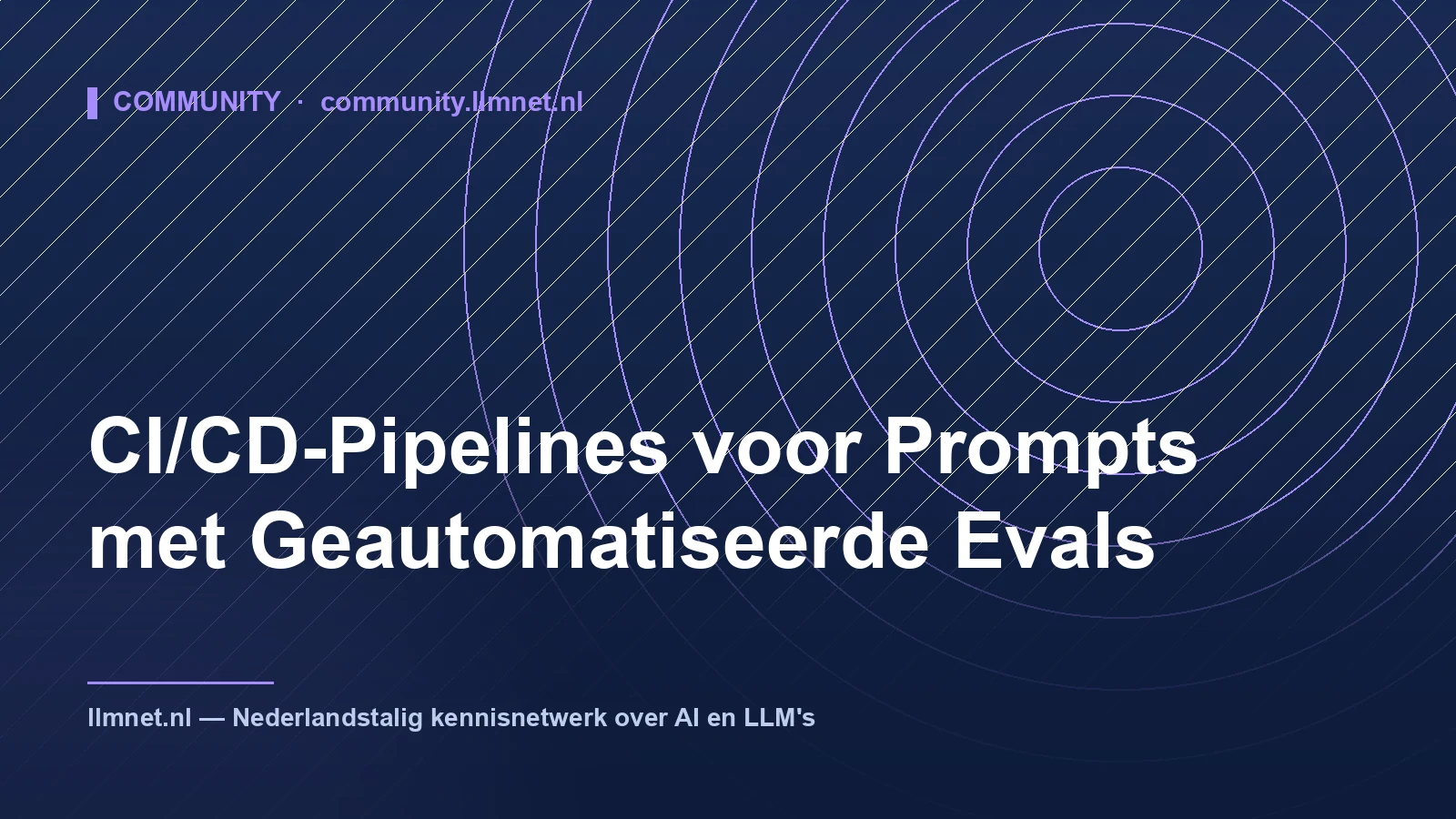 CI/CD voor Prompts met Geautomatiseerde Evals