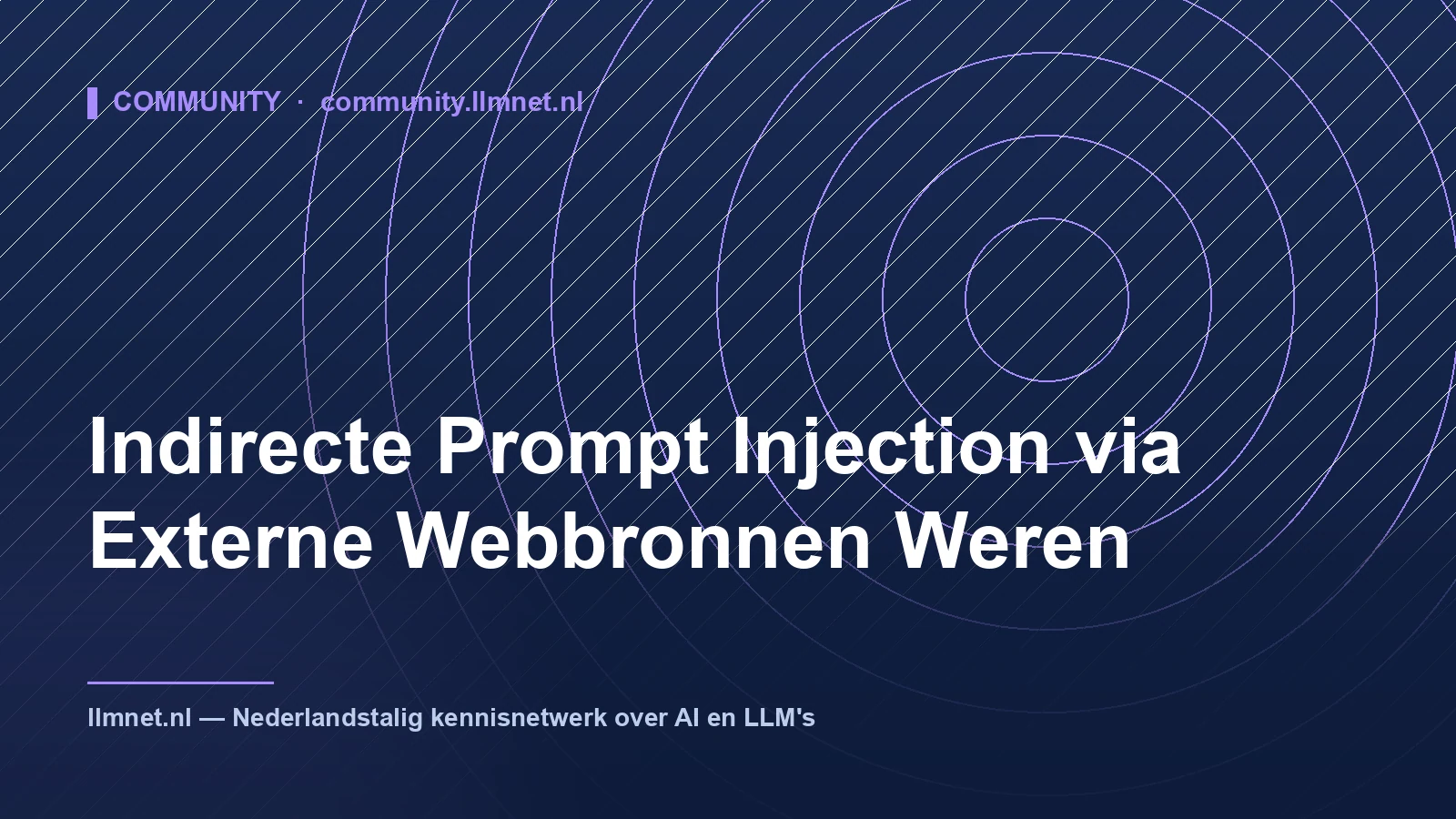 Illustratie: Indirecte Prompt Injection via Webbronnen Weren