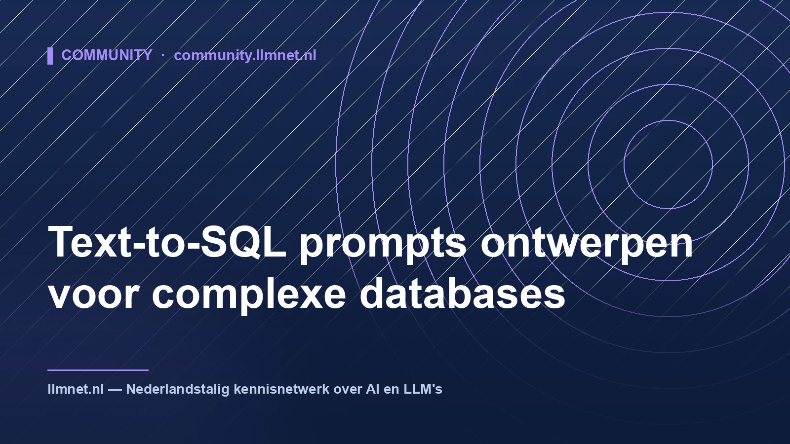 Text-to-SQL Prompts voor Complexe Databases